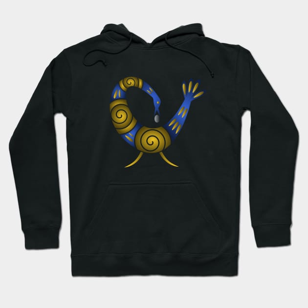 Sankofa Bird Symbol Hoodie by Wareham Spirals